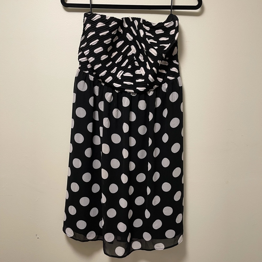 Ricki's polka dots strapless dress